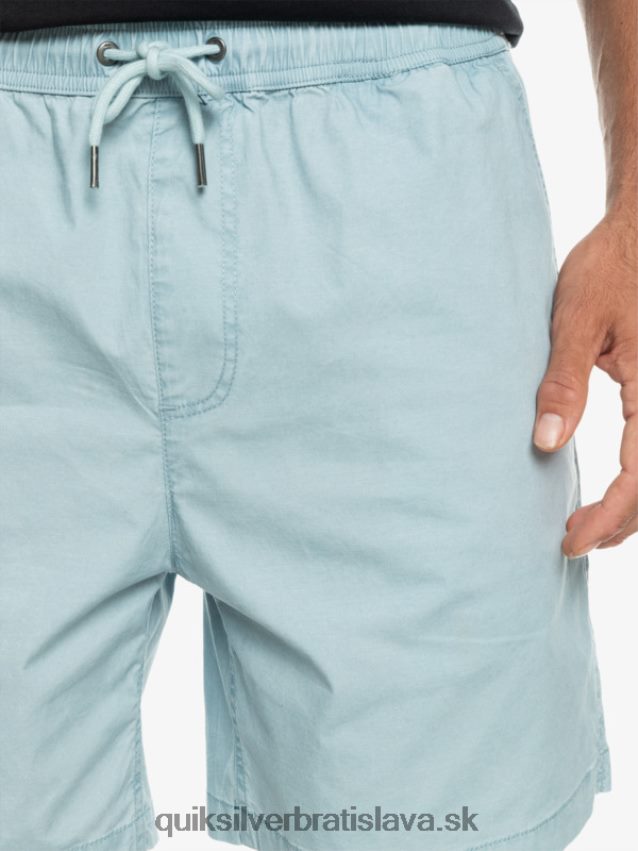 elastické šortky taxer Quiksilver muži B80HXR324 nebeská modrá