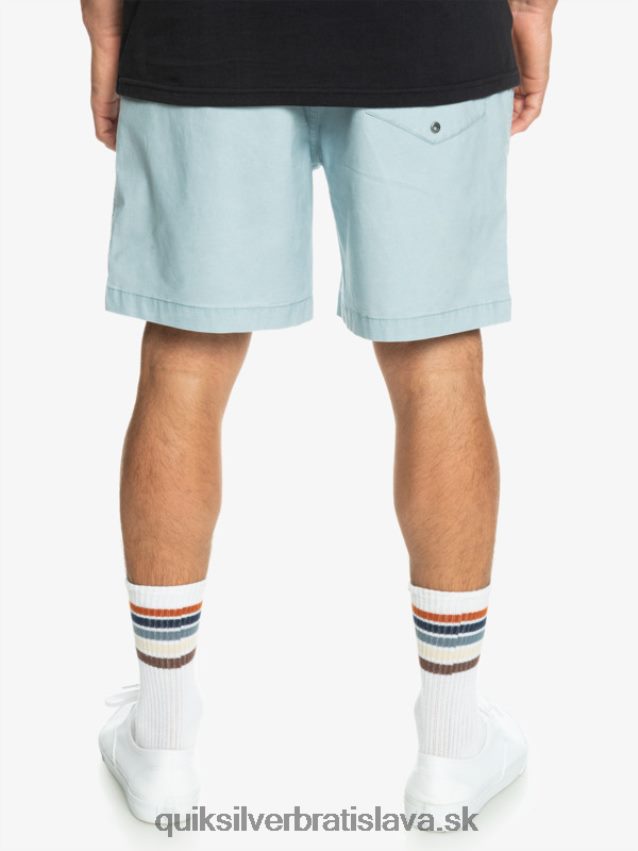 elastické šortky taxer Quiksilver muži B80HXR324 nebeská modrá