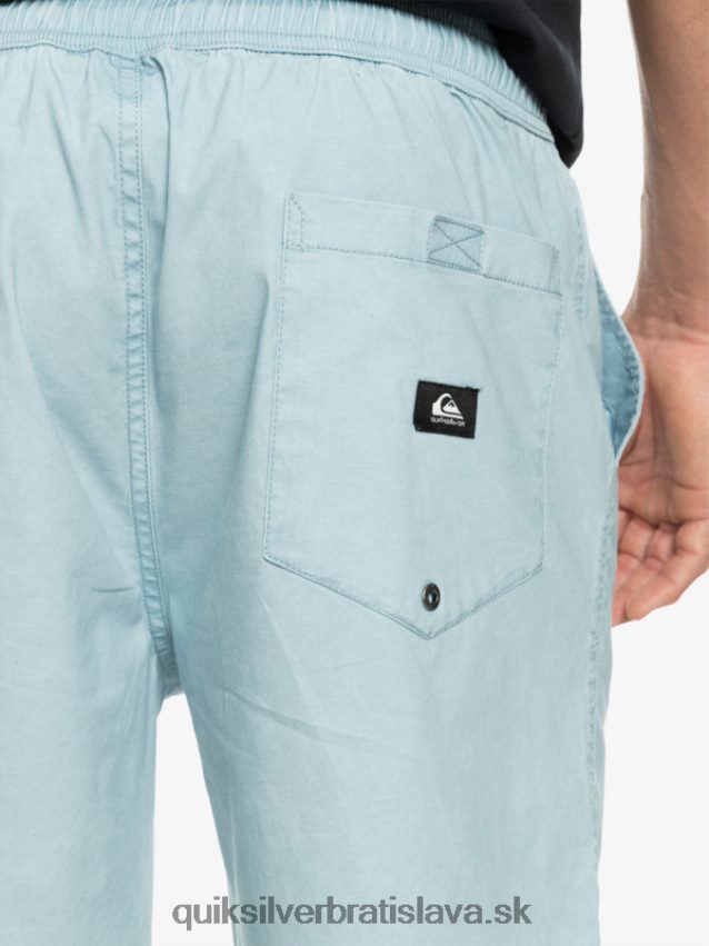 elastické šortky taxer Quiksilver muži B80HXR324 nebeská modrá