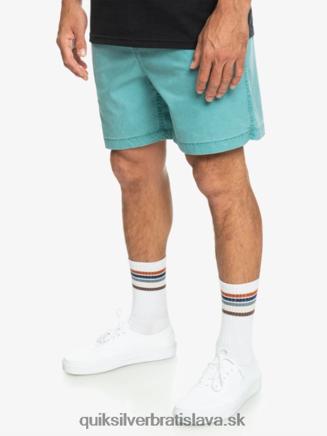elastické šortky taxer Quiksilver muži B80HXR325 bretónska modrá