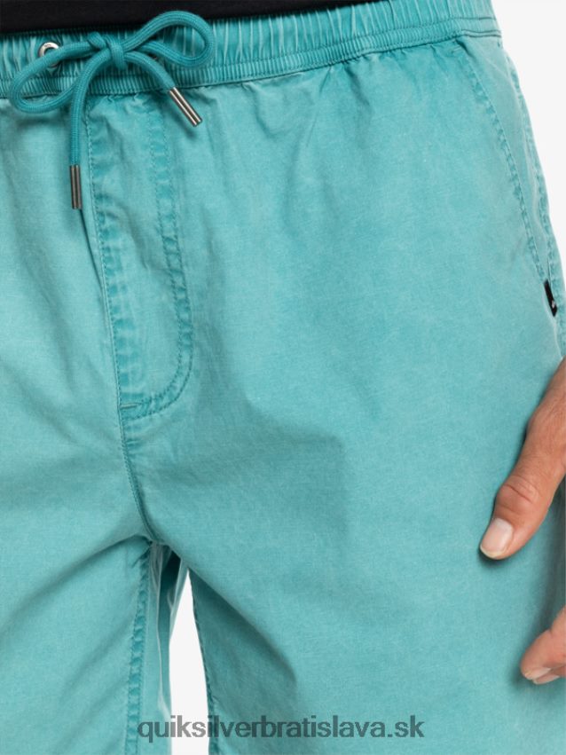 elastické šortky taxer Quiksilver muži B80HXR325 bretónska modrá
