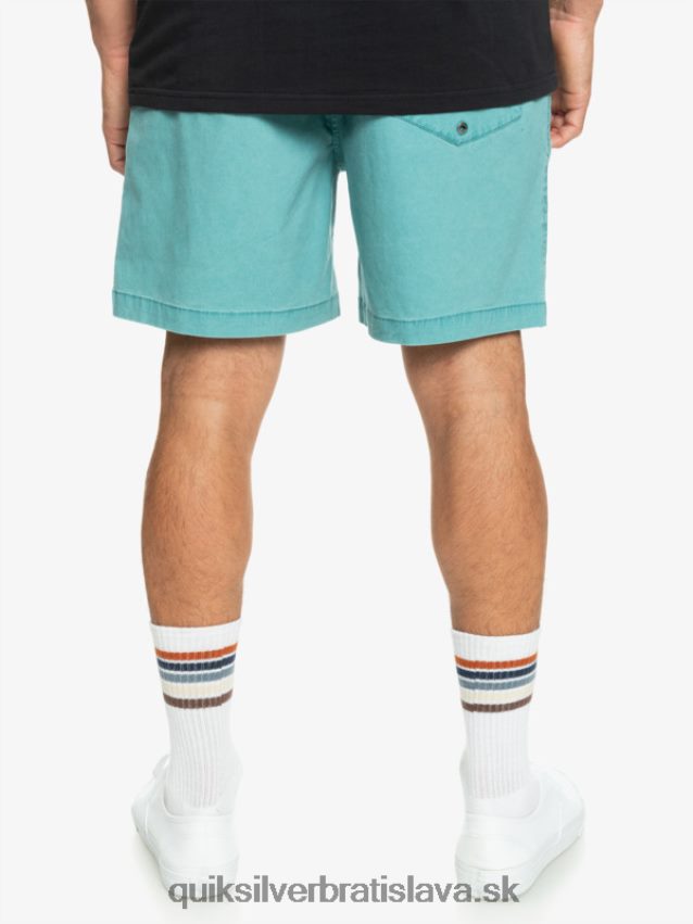 elastické šortky taxer Quiksilver muži B80HXR325 bretónska modrá