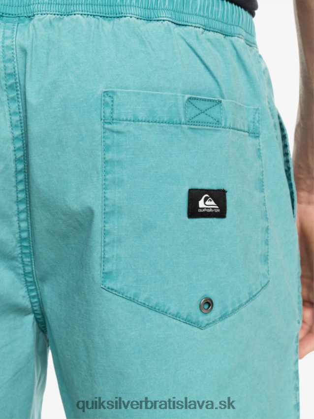 elastické šortky taxer Quiksilver muži B80HXR325 bretónska modrá