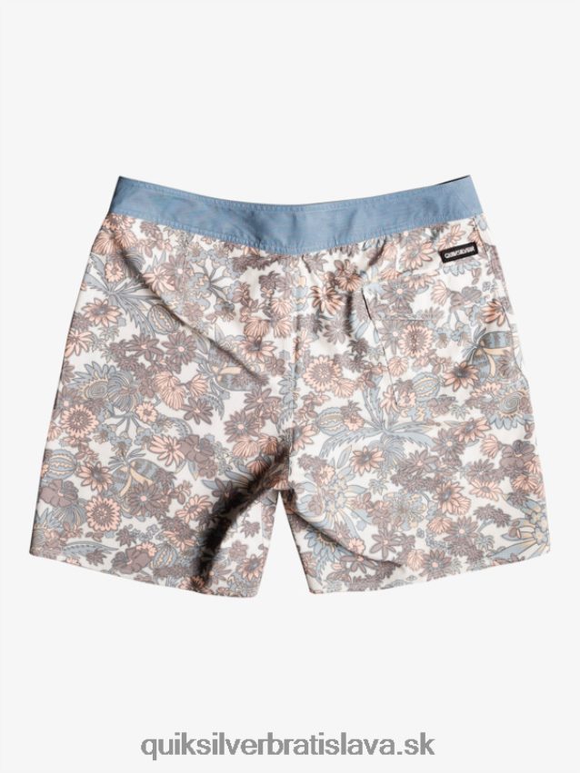 hempstretch 69 18 šortky Quiksilver muži B80HXR1815 starožitná biela