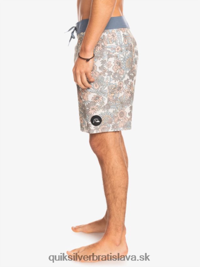 hempstretch 69 18 šortky Quiksilver muži B80HXR1815 starožitná biela