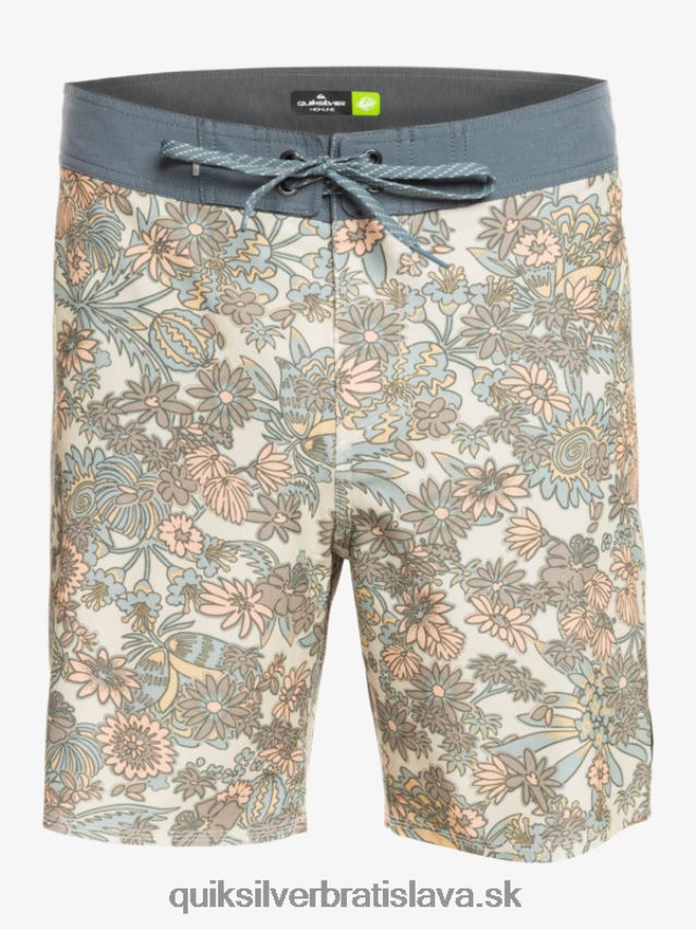 hempstretch 69 18 šortky Quiksilver muži B80HXR1815 starožitná biela