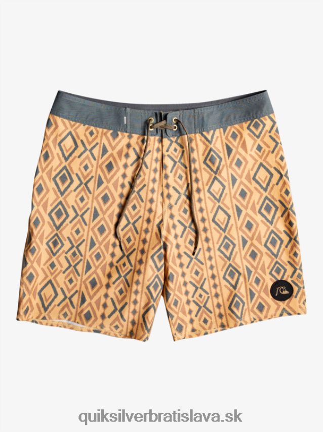 hempstretch 69 18 šortky Quiksilver muži B80HXR1816 okrová