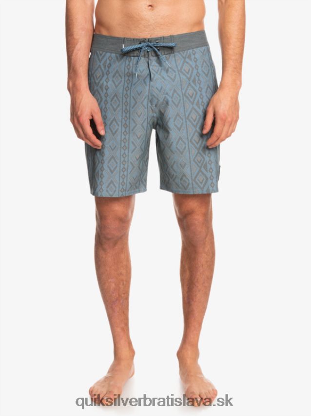 hempstretch 69 18 šortky Quiksilver muži B80HXR1817 kapitánska modrá