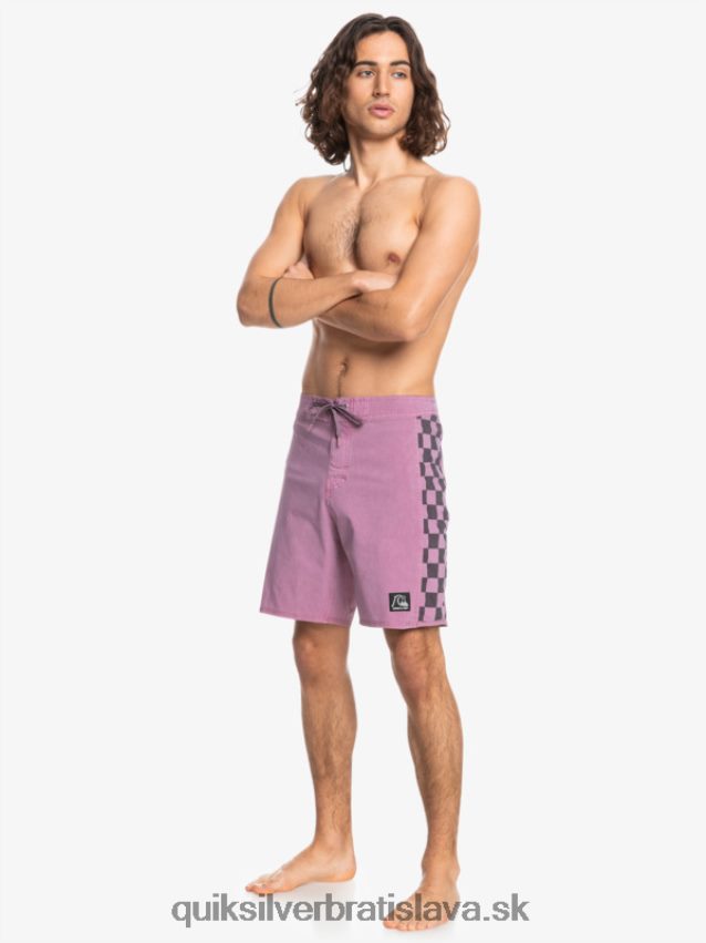 hempstretch original arch wash 18 boardshorts Quiksilver muži B80HXR1669 zaprášená orchidea