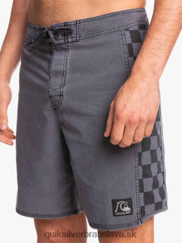 hempstretch original arch wash 18 boardshorts Quiksilver muži B80HXR1671 čierna