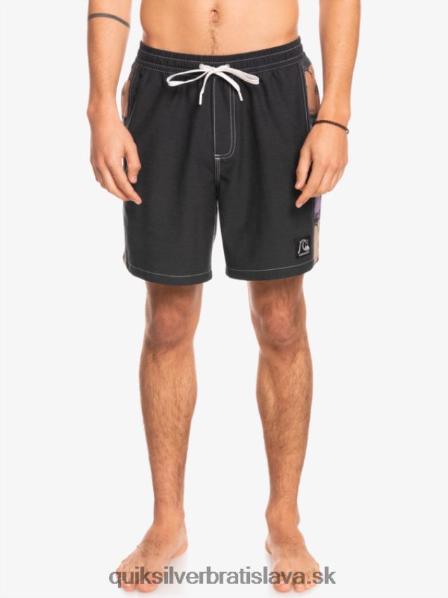 hempstretch pôvodný oblúk 17 salv Quiksilver muži B80HXR1677 čierna