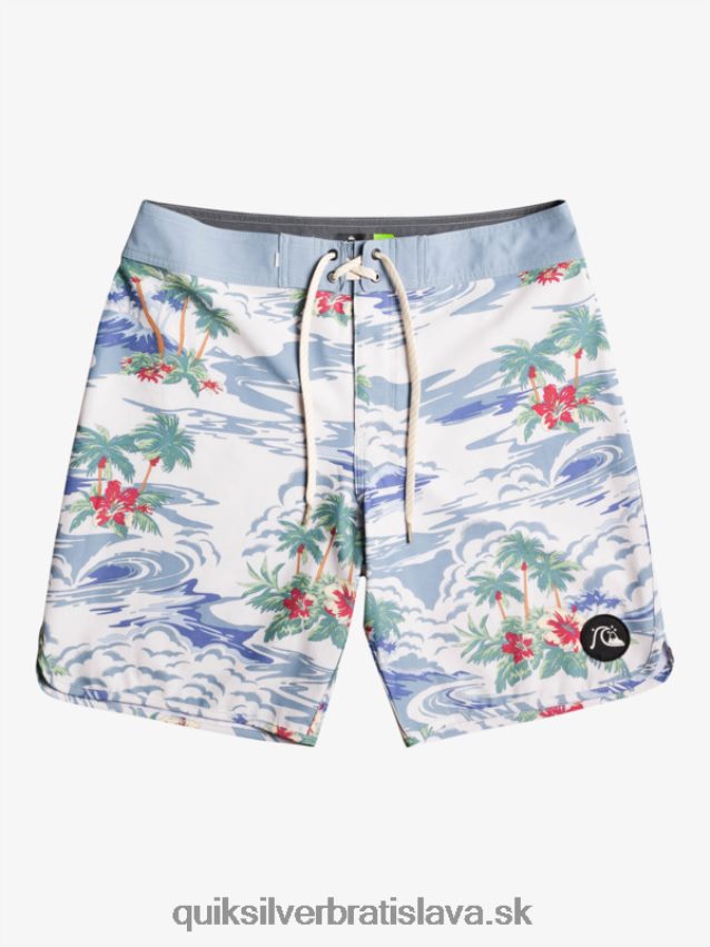 hempstretch scallop 19 boardshorts Quiksilver muži B80HXR1739 breza