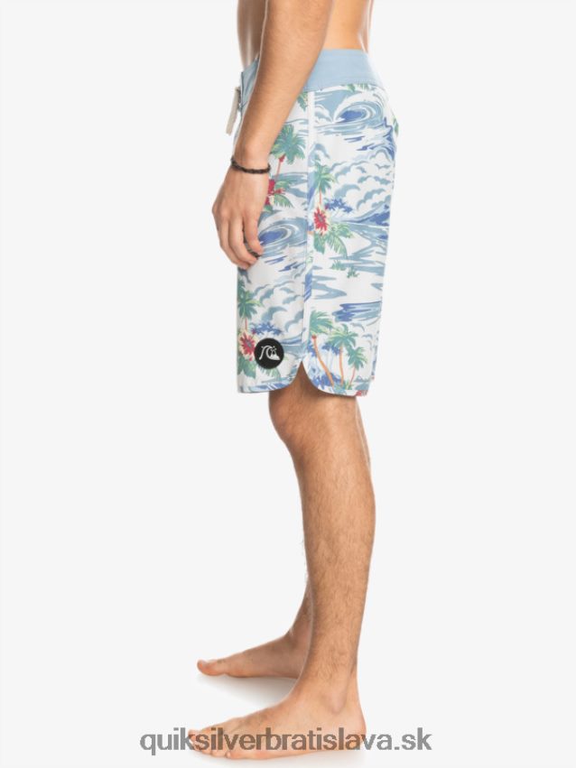 hempstretch scallop 19 boardshorts Quiksilver muži B80HXR1739 breza