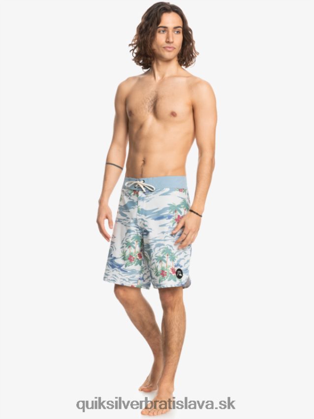 hempstretch scallop 19 boardshorts Quiksilver muži B80HXR1739 breza