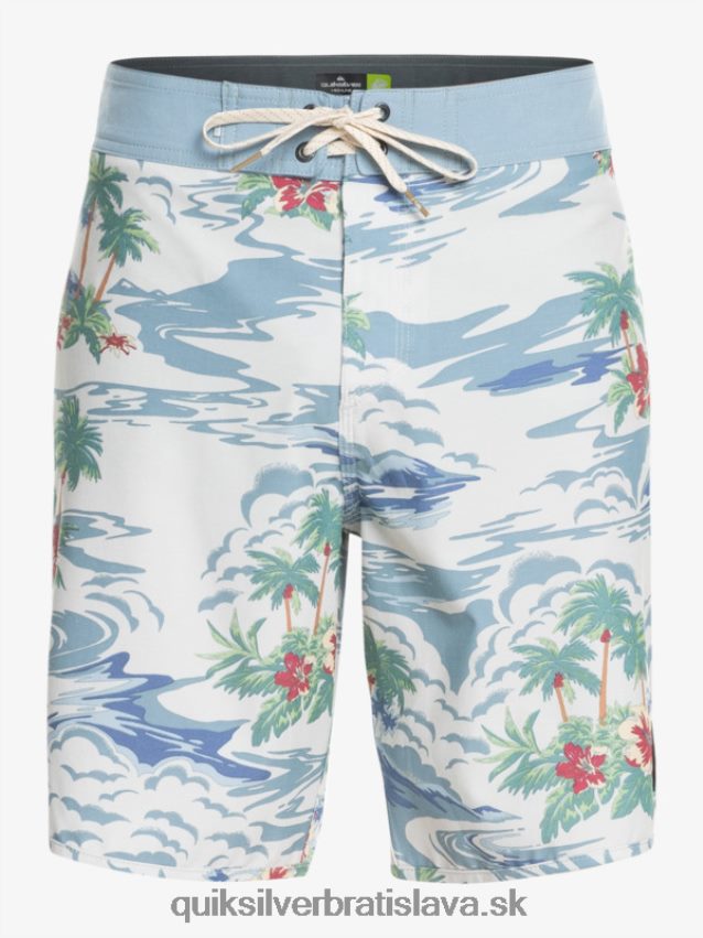 hempstretch scallop 19 boardshorts Quiksilver muži B80HXR1739 breza
