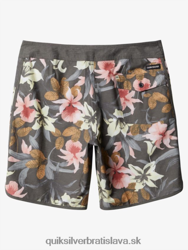 hempstretch scallop 19 boardshorts Quiksilver muži B80HXR1740 asfaltka