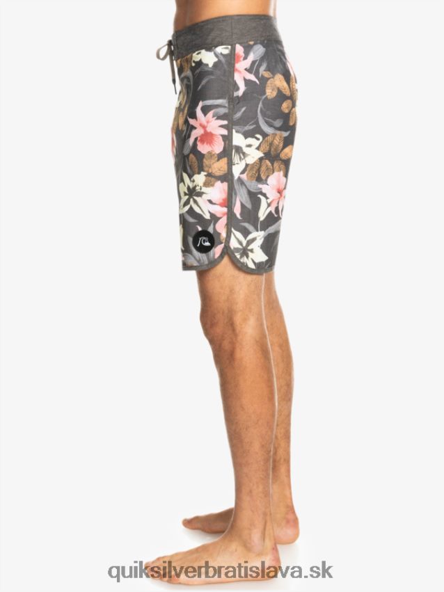 hempstretch scallop 19 boardshorts Quiksilver muži B80HXR1740 asfaltka