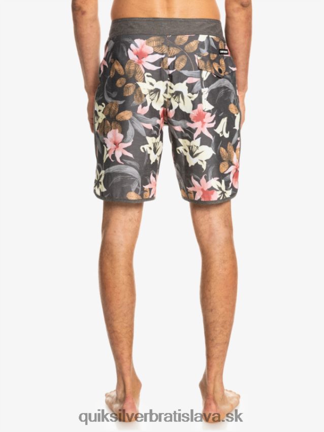 hempstretch scallop 19 boardshorts Quiksilver muži B80HXR1740 asfaltka