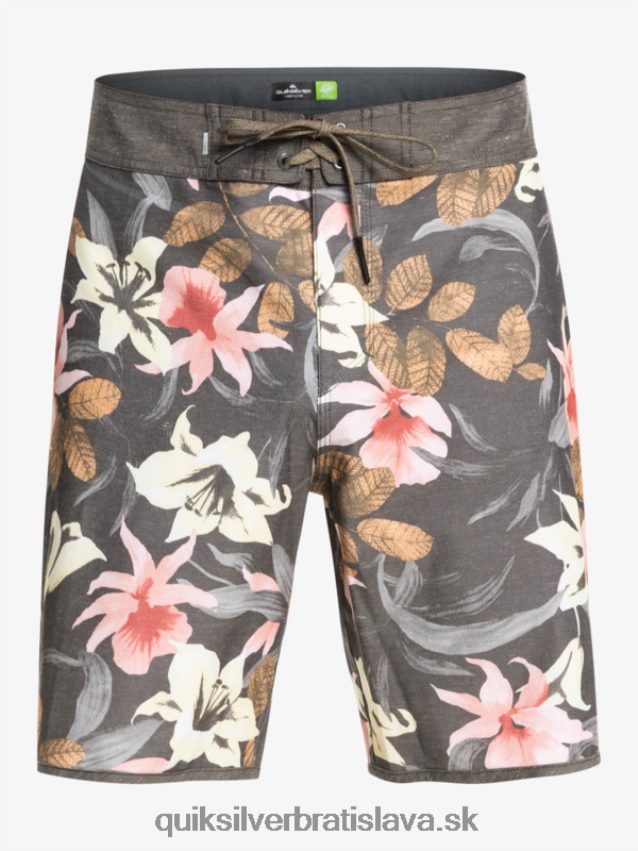hempstretch scallop 19 boardshorts Quiksilver muži B80HXR1740 asfaltka