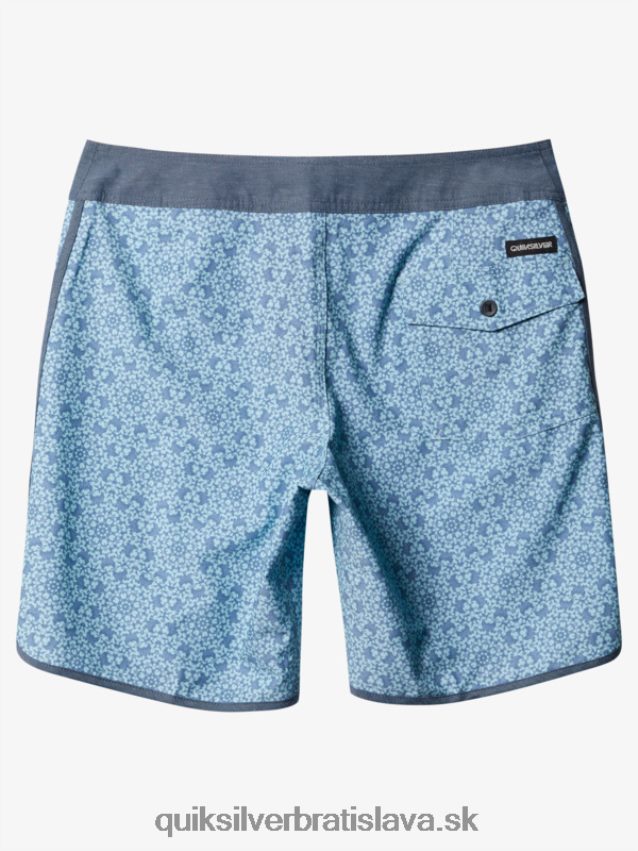 hempstretch scallop 19 boardshorts Quiksilver muži B80HXR1741 modré sklo