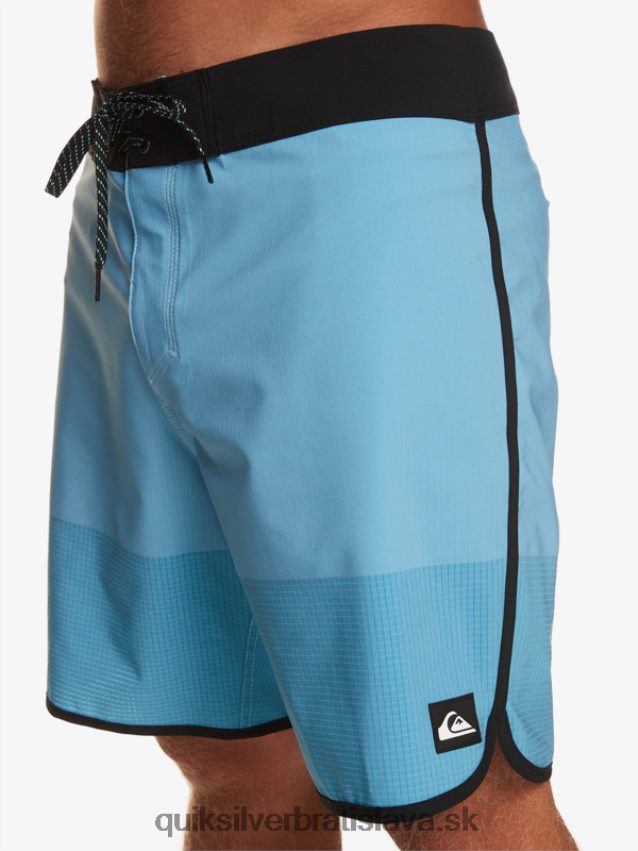highlite hrebenatka 19 boardshorts Quiksilver muži B80HXR17 azúrovo modrá