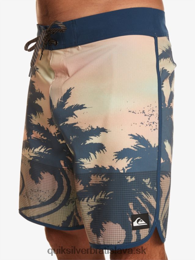 highlite hrebenatka 19 boardshorts Quiksilver muži B80HXR18 pastelová tyrkysová