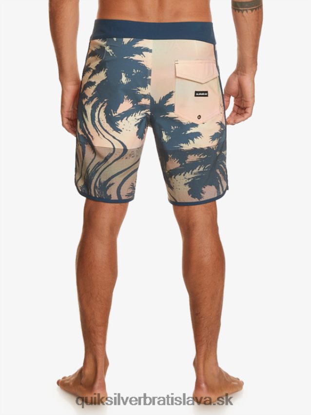 highlite hrebenatka 19 boardshorts Quiksilver muži B80HXR18 pastelová tyrkysová