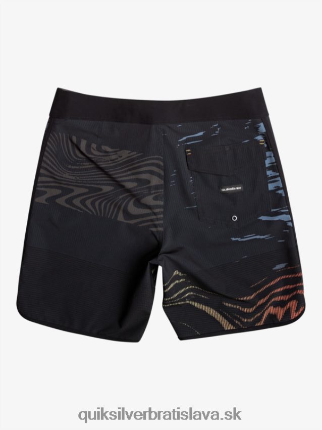highlite hrebenatka 19 boardshorts Quiksilver muži B80HXR19 čierna