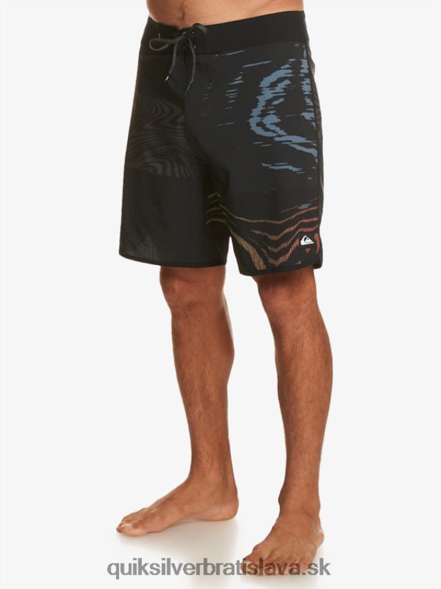 highlite hrebenatka 19 boardshorts Quiksilver muži B80HXR19 čierna
