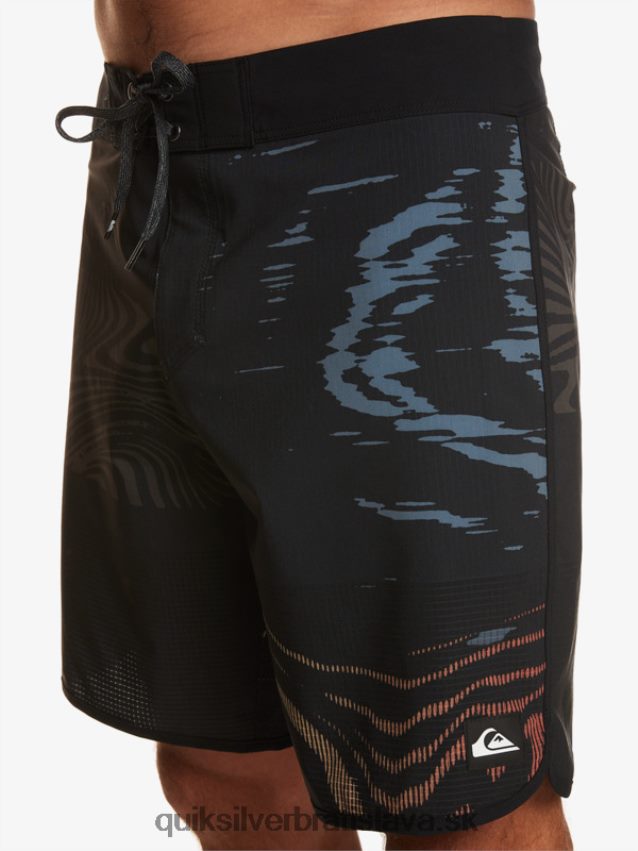 highlite hrebenatka 19 boardshorts Quiksilver muži B80HXR19 čierna