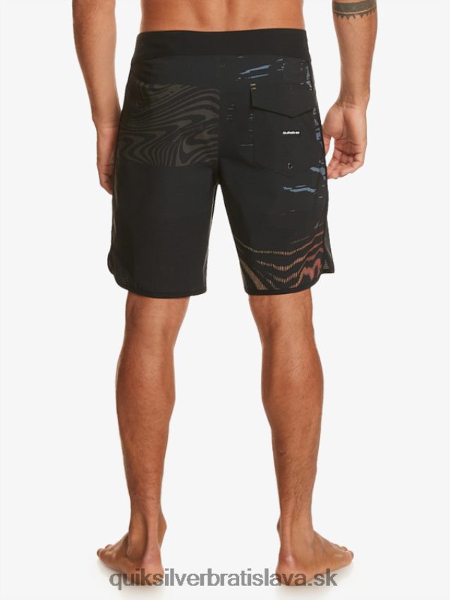 highlite hrebenatka 19 boardshorts Quiksilver muži B80HXR19 čierna