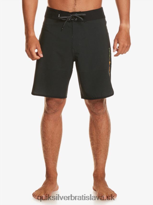 highlite hrebenatka 19 boardshorts Quiksilver muži B80HXR21 čierna
