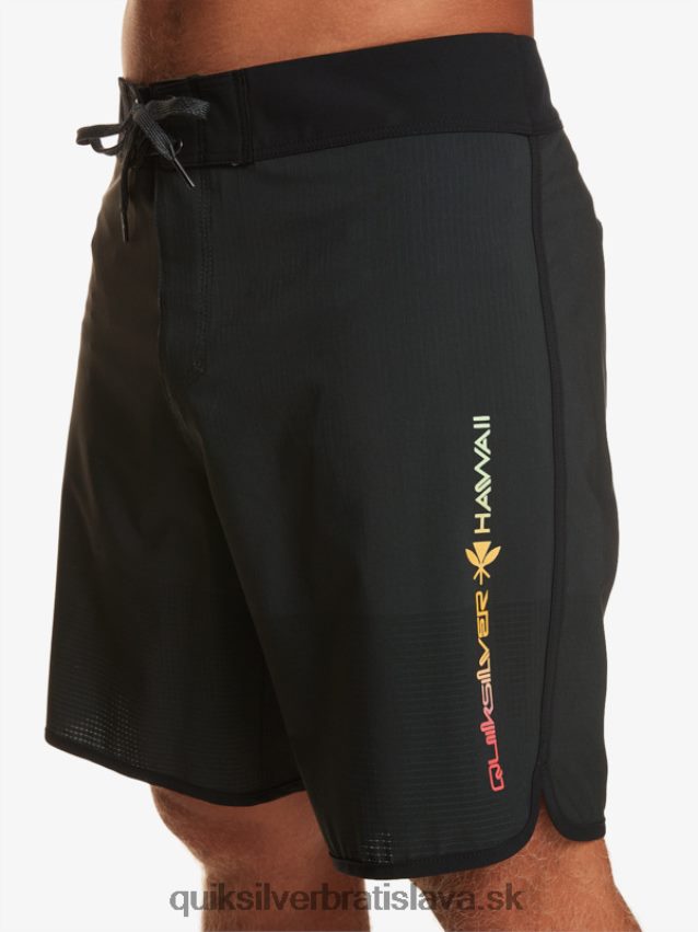 highlite hrebenatka 19 boardshorts Quiksilver muži B80HXR21 čierna