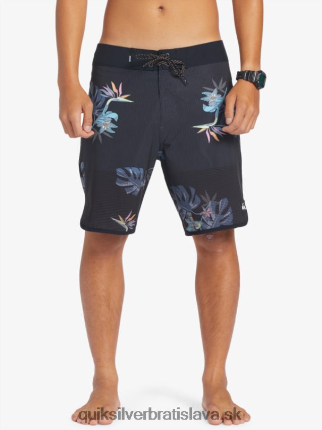 highlite hrebenatka 19 boardshorts Quiksilver muži B80HXR24 čierna