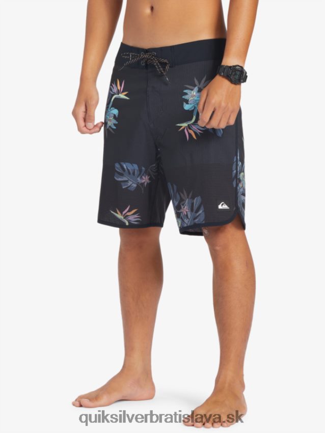 highlite hrebenatka 19 boardshorts Quiksilver muži B80HXR24 čierna