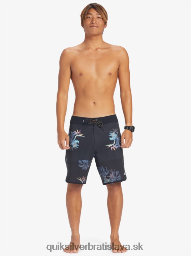 highlite hrebenatka 19 boardshorts Quiksilver muži B80HXR24 čierna