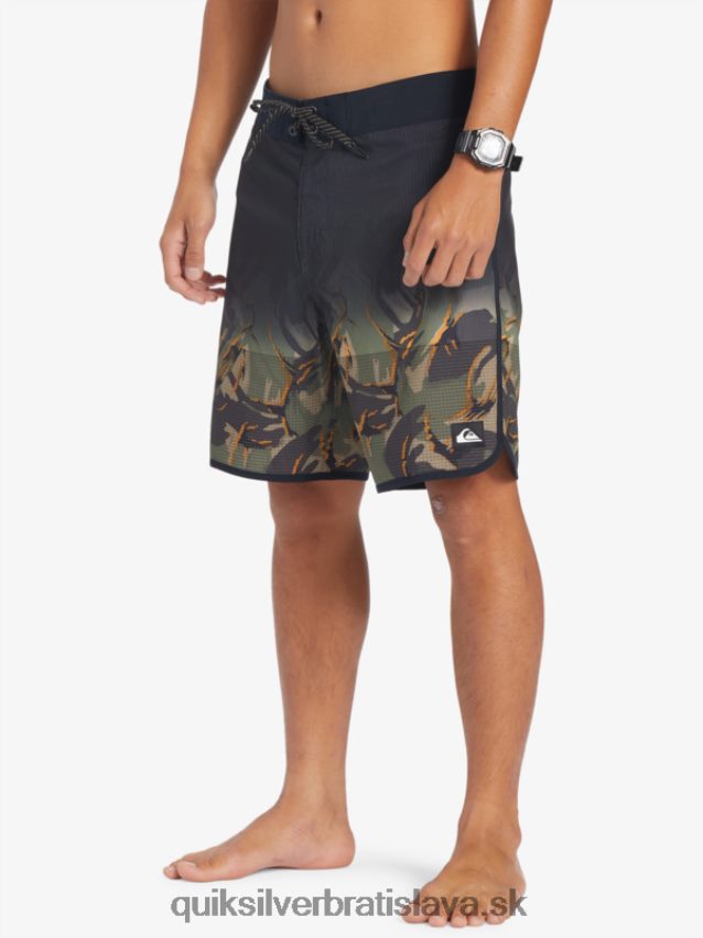 highlite hrebenatka 19 boardshorts Quiksilver muži B80HXR25 štvorlístok
