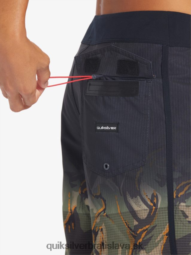 highlite hrebenatka 19 boardshorts Quiksilver muži B80HXR25 štvorlístok