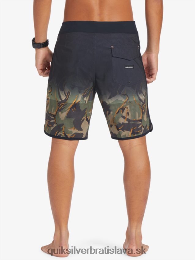 highlite hrebenatka 19 boardshorts Quiksilver muži B80HXR25 štvorlístok