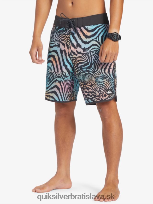 highlite hrebenatka 19 boardshorts Quiksilver muži B80HXR28 asfaltka