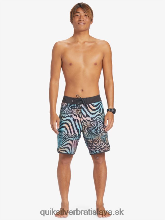 highlite hrebenatka 19 boardshorts Quiksilver muži B80HXR28 asfaltka