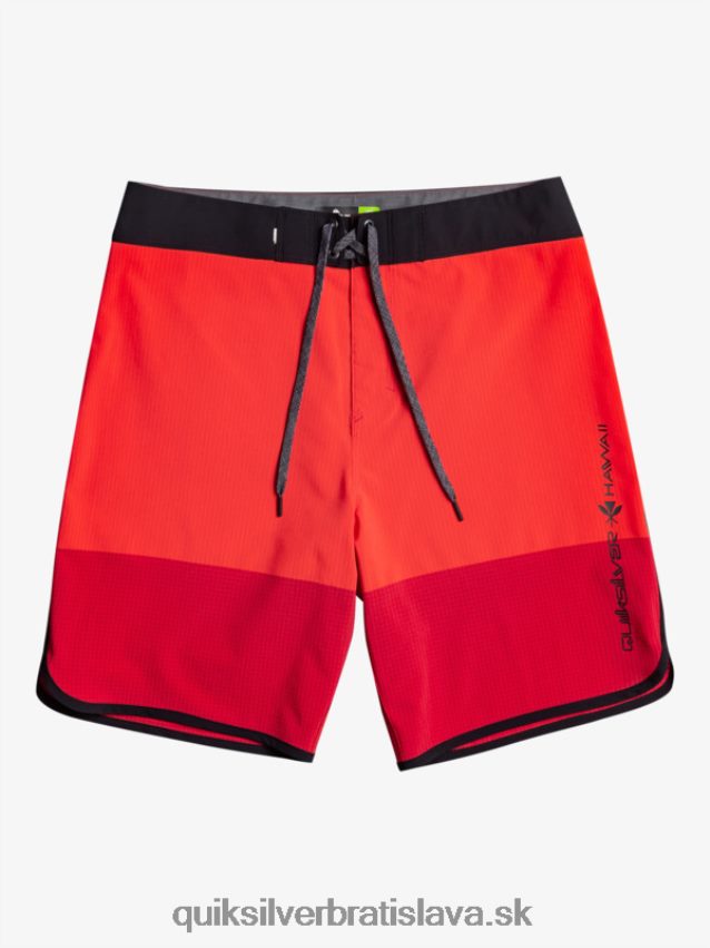 highlite hrebenatka 19 boardshorts Quiksilver muži B80HXR32 vysoko riziková červená