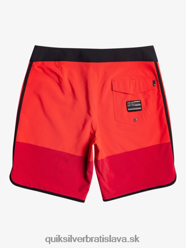 highlite hrebenatka 19 boardshorts Quiksilver muži B80HXR32 vysoko riziková červená
