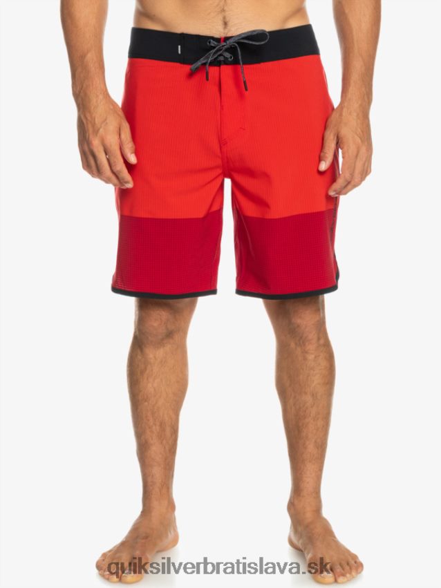 highlite hrebenatka 19 boardshorts Quiksilver muži B80HXR32 vysoko riziková červená