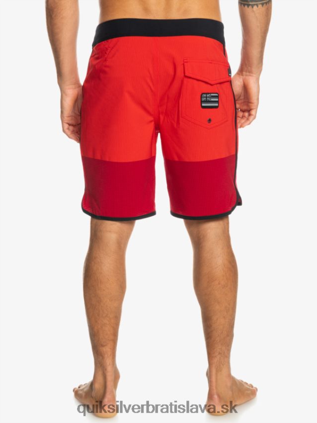highlite hrebenatka 19 boardshorts Quiksilver muži B80HXR32 vysoko riziková červená