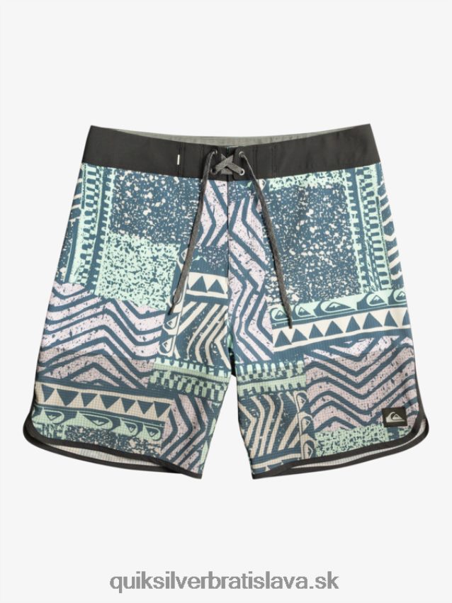highlite hrebenatka 19 boardshorts Quiksilver muži B80HXR36 polnočné námorníctvo