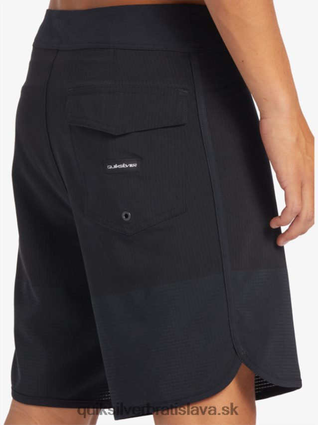 highlite hrebenatka 19 boardshorts Quiksilver muži B80HXR37 čierna