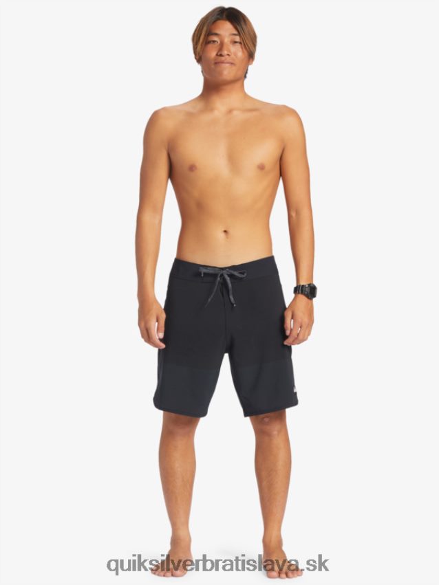 highlite hrebenatka 19 boardshorts Quiksilver muži B80HXR37 čierna