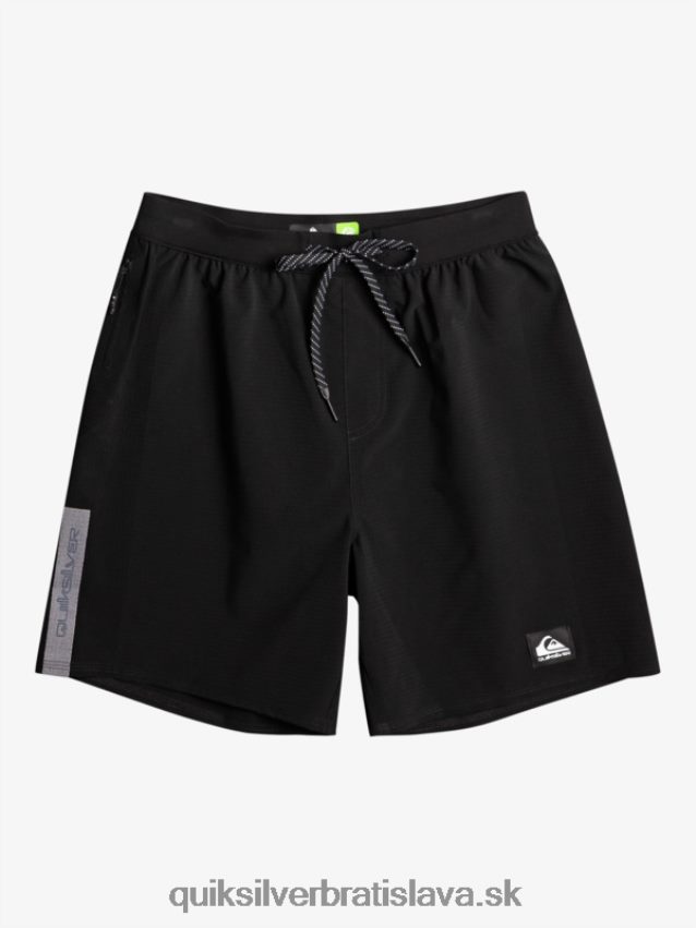 highlite omni krátkych 17 salv Quiksilver muži B80HXR807 čierna