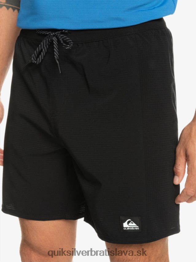 highlite omni krátkych 17 salv Quiksilver muži B80HXR807 čierna